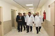 بازدید معاون درمان وزیر بهداشت از پروژه‌های ساختمانی بیمارستان شریعتی